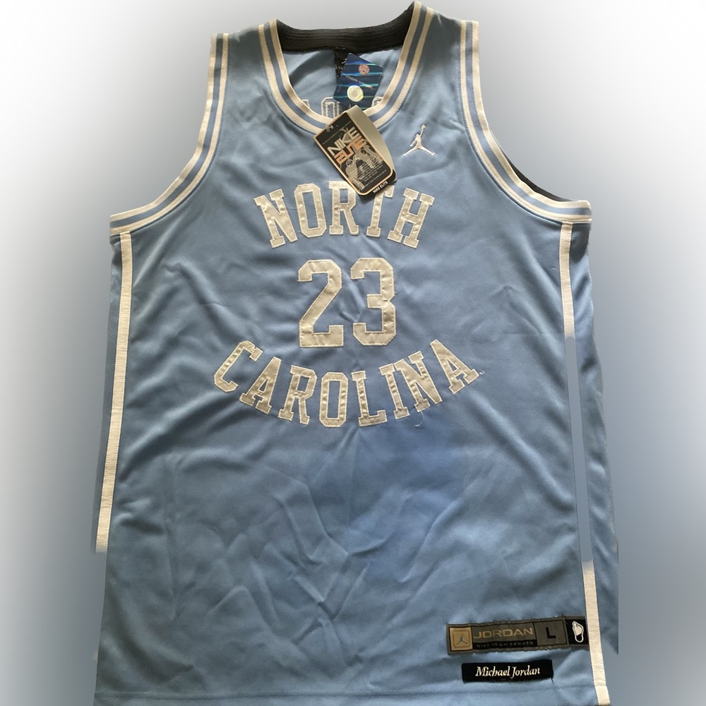 Jordan Nike Elite Light Blue Jersey